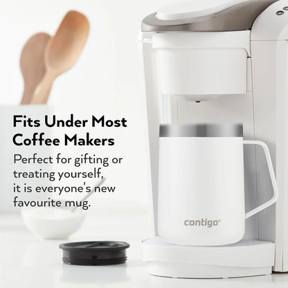 Contigo Stainless Steel Insulated Coffee Mug with Handle, Keeps Drinks Hot for Up to 5 Hours, 410 ml