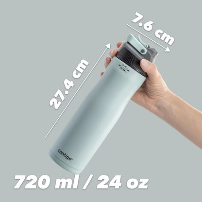 Contigo Autoseal Chill Insulated Water Bottle | 28h cold | 720 ml