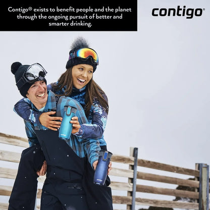 Contigo West Loop Autoseal Travel Mug, Stainless Steel Thermal Mug, Vacuum Flask, Leakproof Tumbler, Coffee Mug with BPA-Free Easy-Clean Lid
