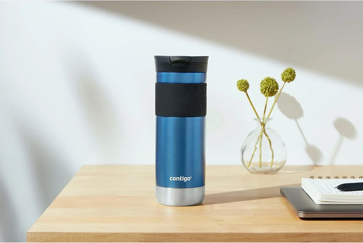 Contigo Byron 2.0 Stainless Steel Travel Mug with SNAPSEAL Lid and Grip 20oz. Juniper